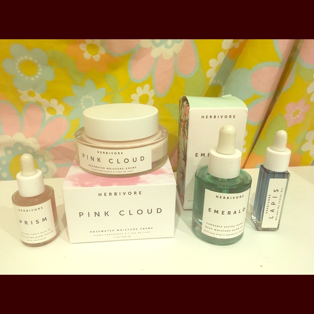 New Herbivore Botanicals 4pc Skincare Bundle